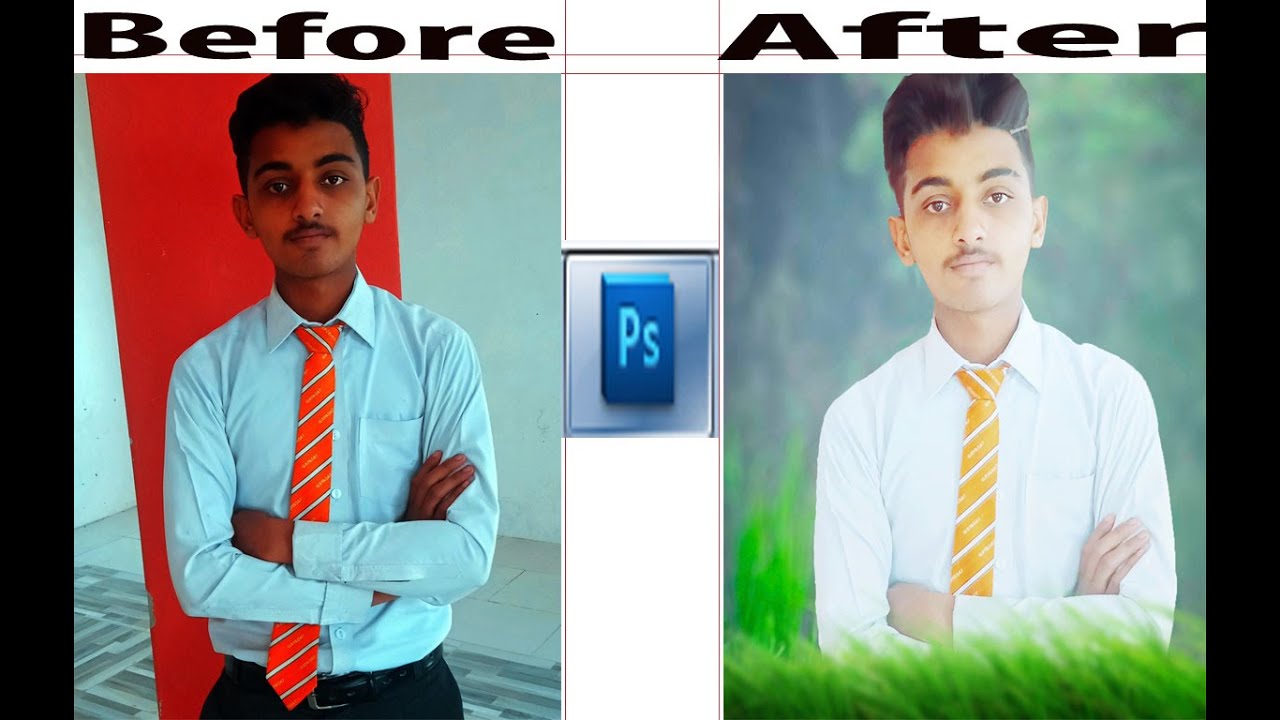 Photo Editing PHOTOSHOP PICS-ART Adobe Photoshop..How to make a  college uniform pic on Photoshop
