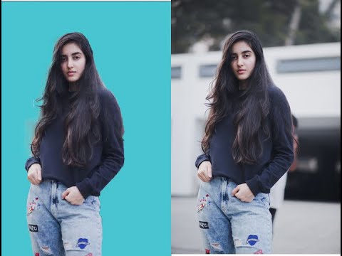 How To Change background In a Solid Color Photoshop Tutorial Easy & Fast