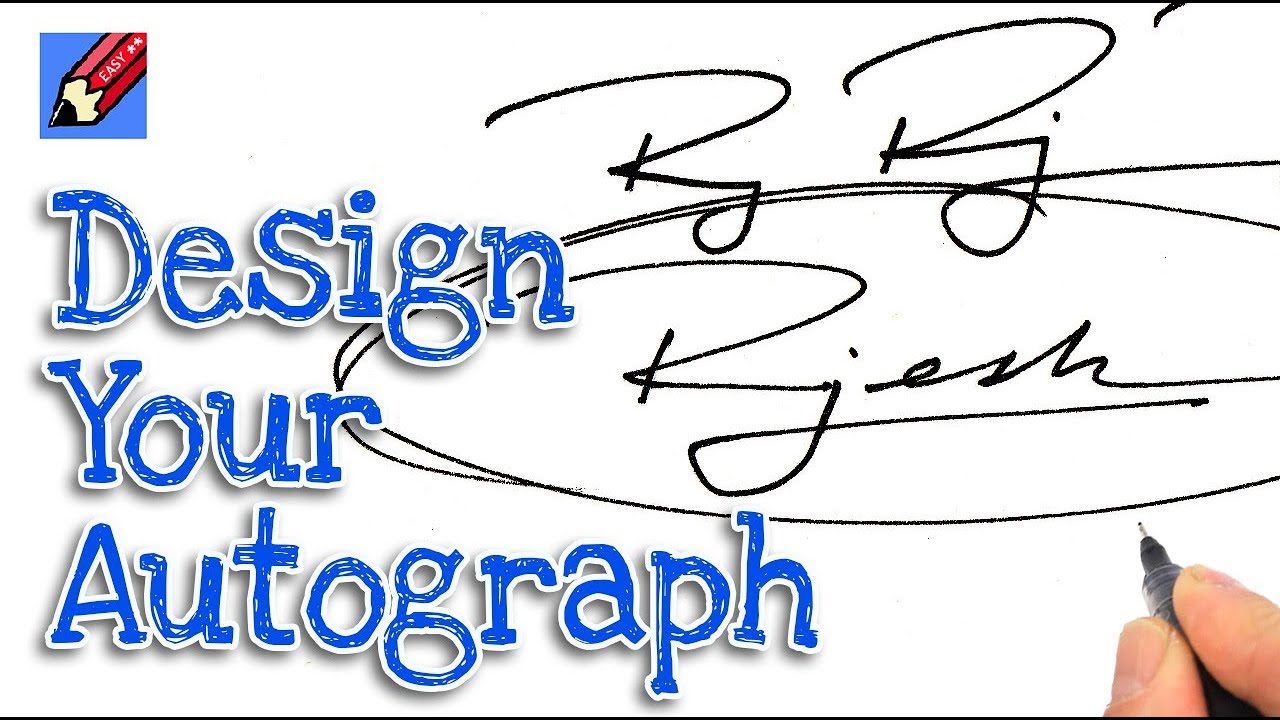How to Design your Own Awesome Autograph Signature Real Easy