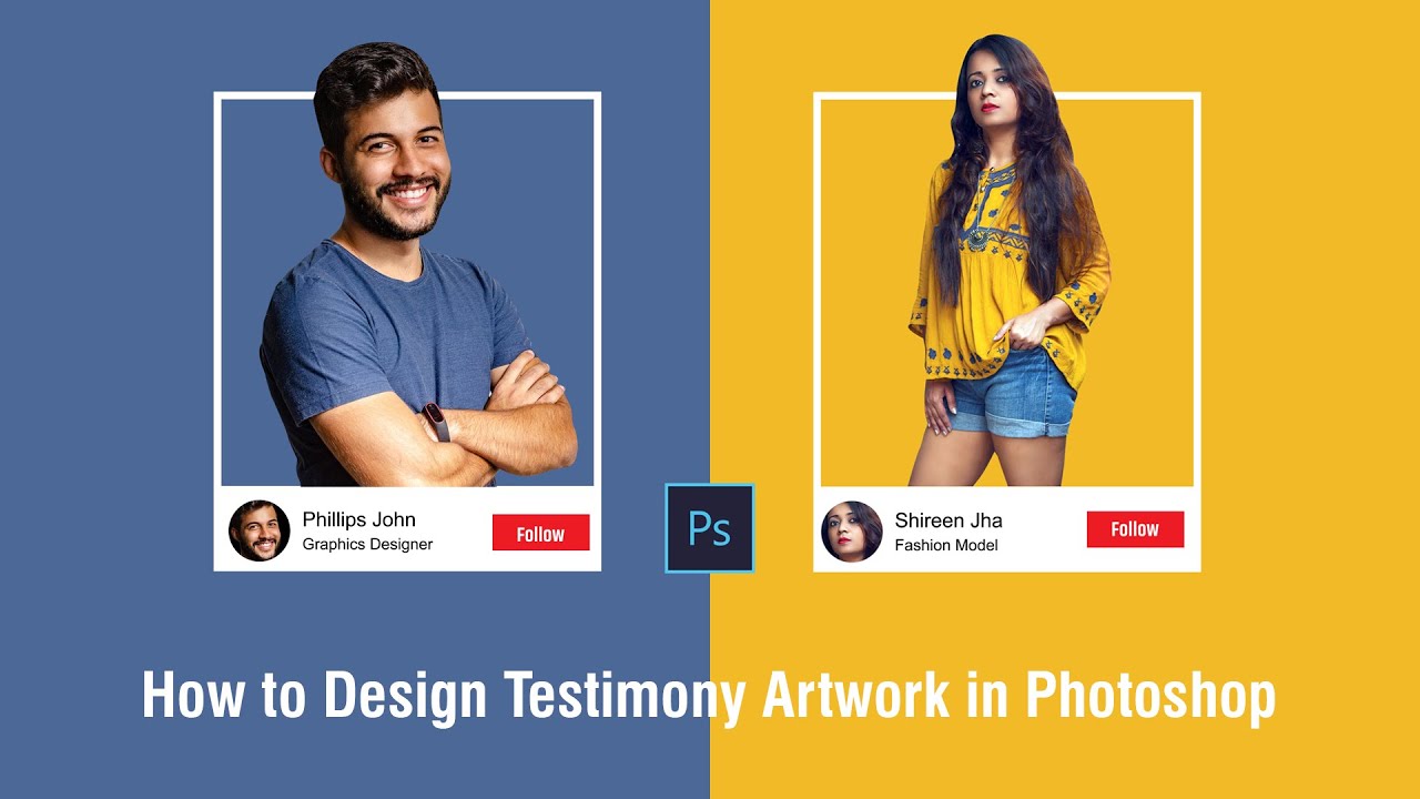 How to Design Testimony Artwork | Photoshop Tutorial