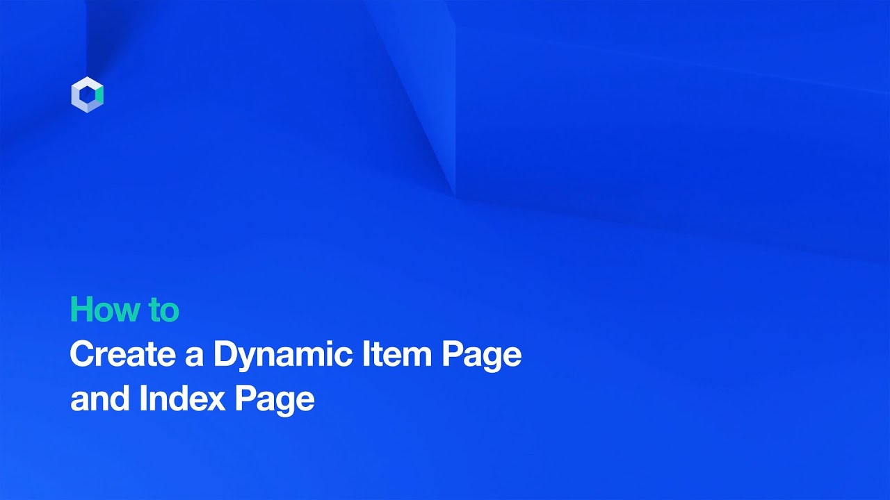 Corvid by Wix | How to Create a Dynamic Item Page and Index Page
