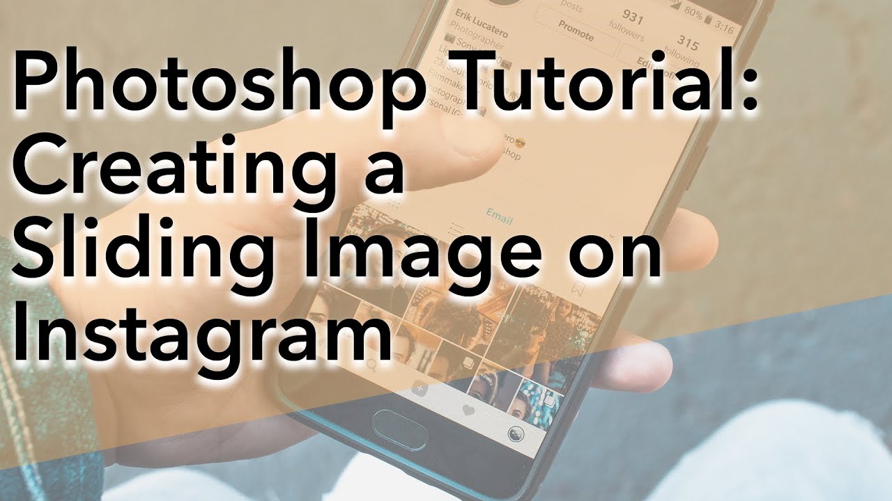 Easy Photoshop Tutorial: How to Create a Sliding Image on Instagram