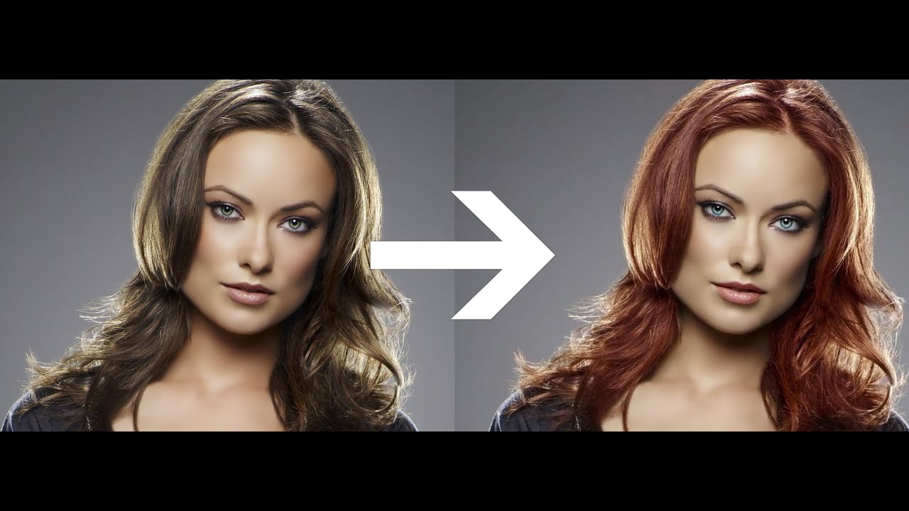 Jak změnit barvu vlasů v Adobe Photoshop (TUTORIAL)