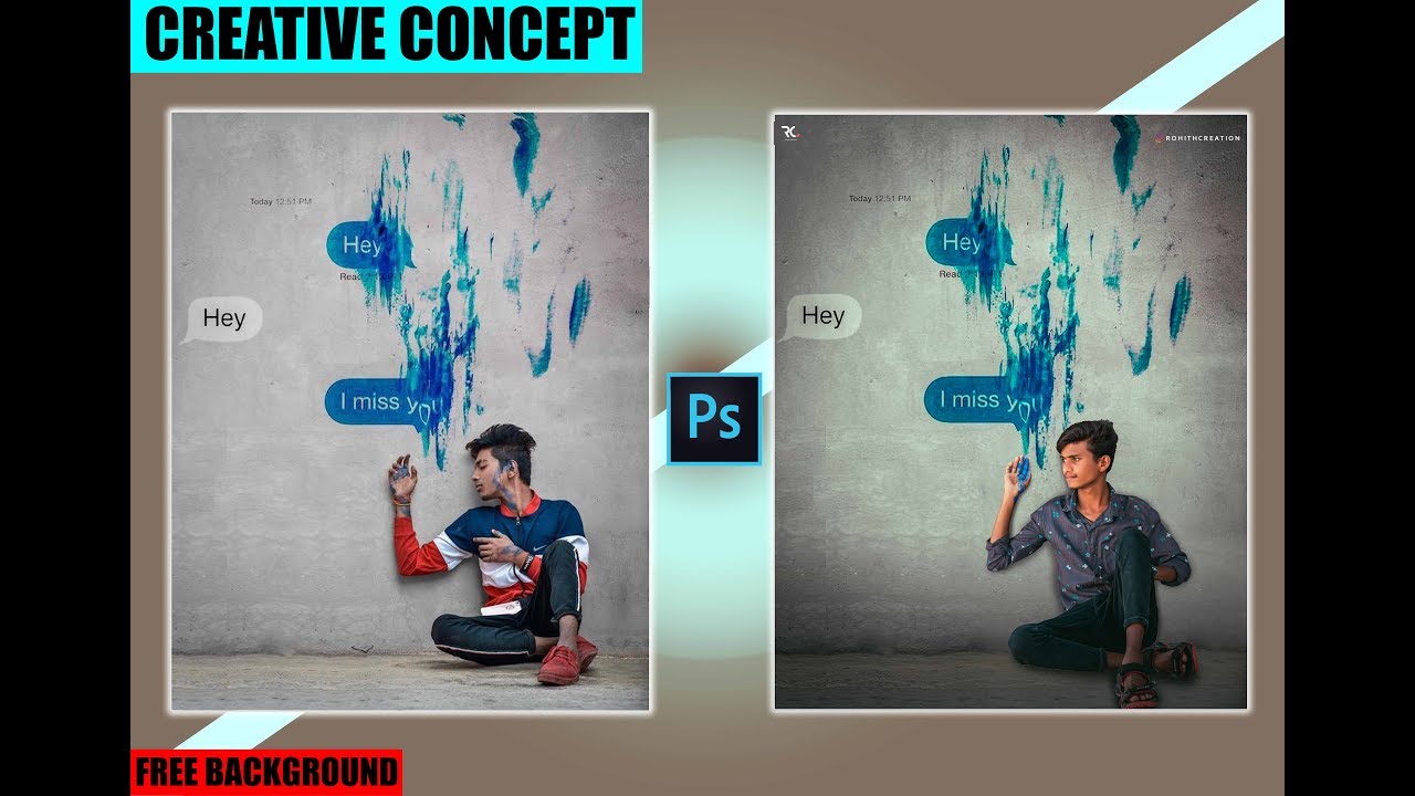 Creative Photo Editing Photoshop Tutorial | Creative Concept by Rohith Creation