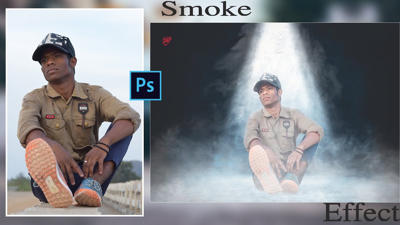 change background and Smoke effect editing 2020  in Photoshop cc / Photoshop tutorial