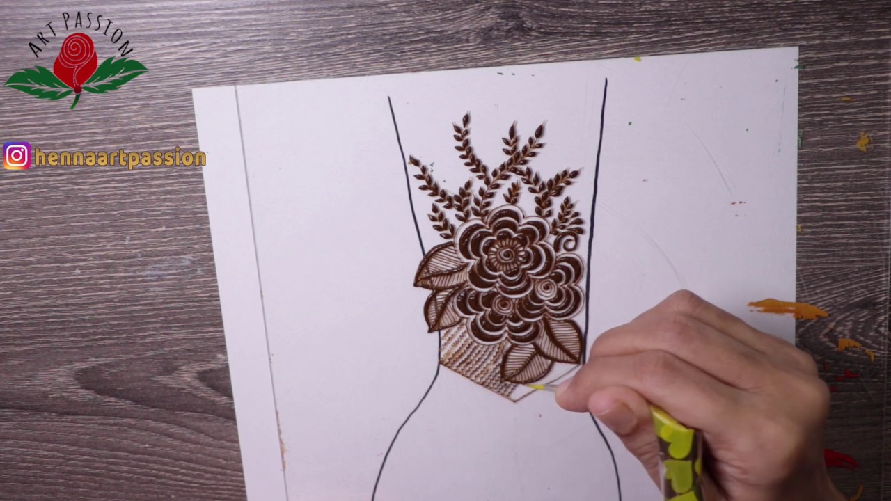Learn to create your own neat and clean Mehendi Design | Within 16 minutes | In Free online class