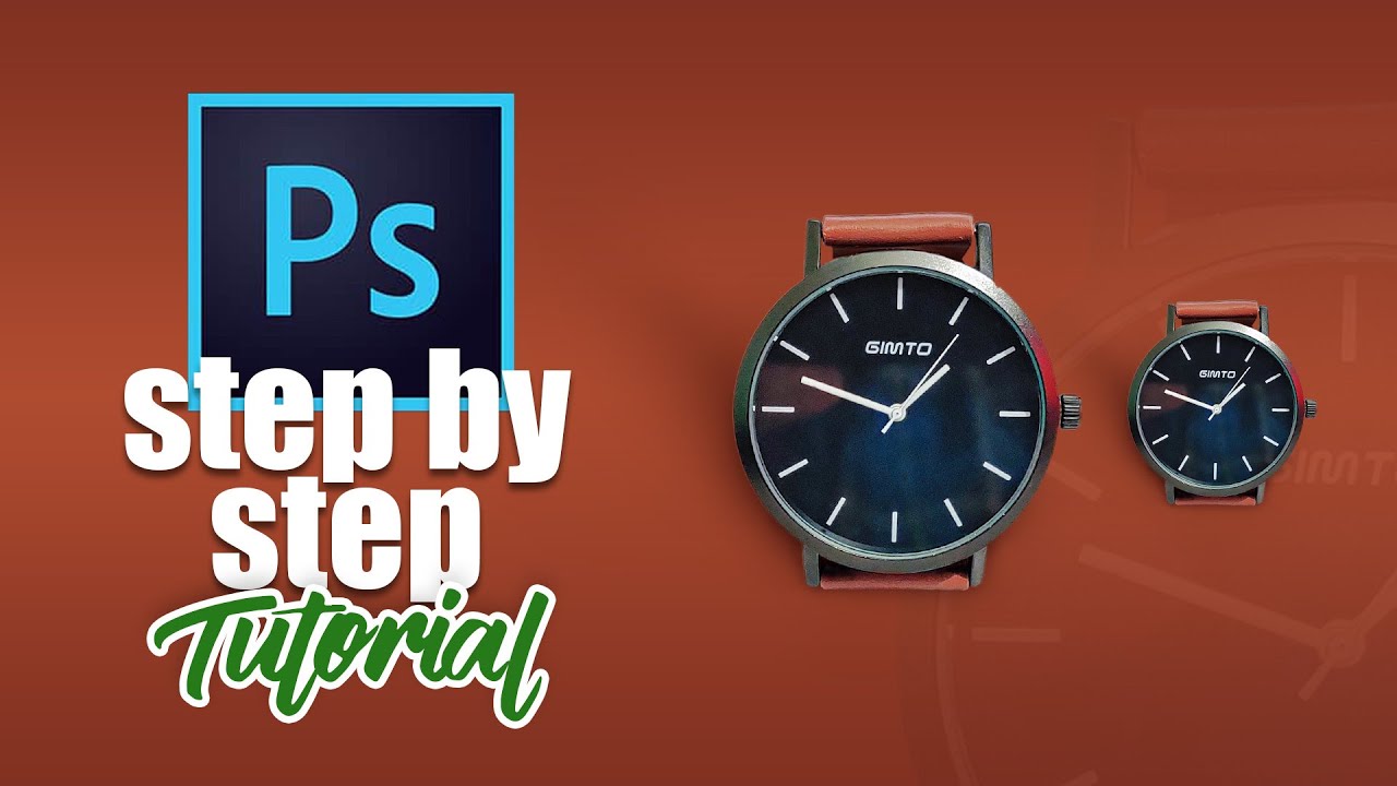 DIY OLD BROKEN WATCH TO POSTER | Photoshop step by step tutorial