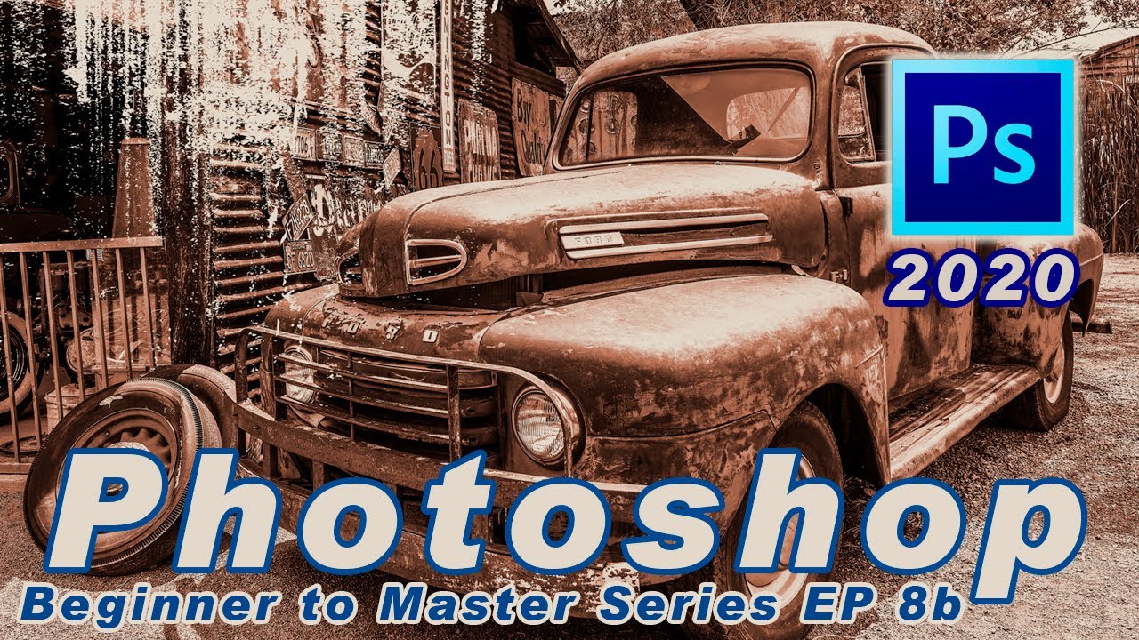 Photoshop Custom Brushes Tutorial - Vintage Photo Effect & Fog Brush