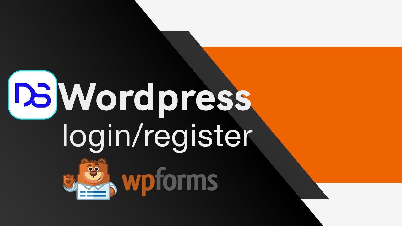 Custom wordpress register and login pages with Wpforms plugin