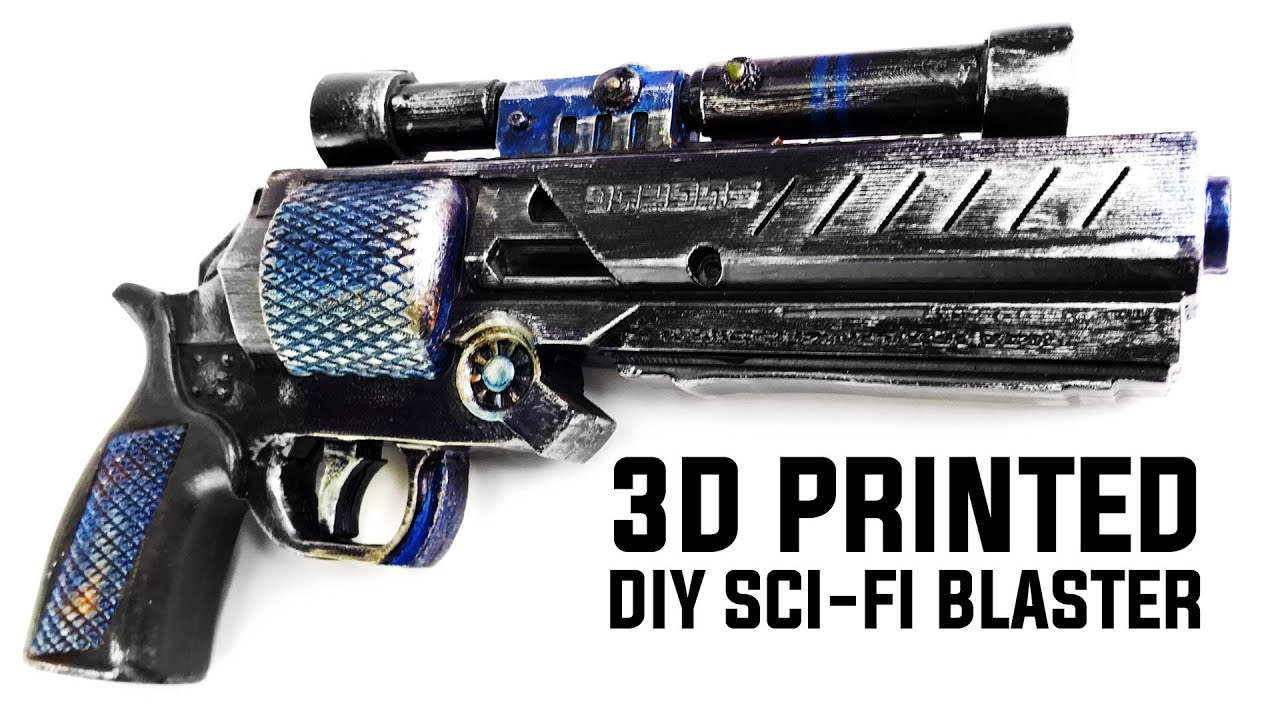 3D PRINTER PROPS: SCI-FI BLASTER DIY