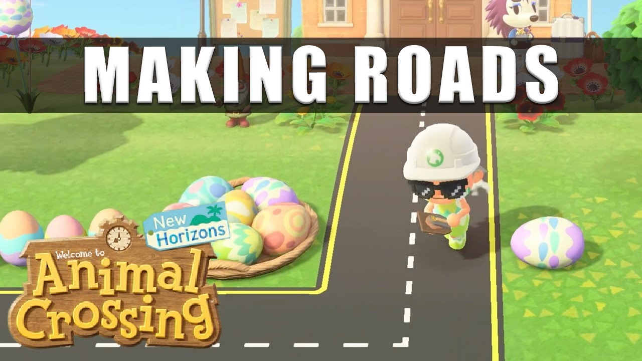 Animal Crossing New Horizons road custom design How to make roads