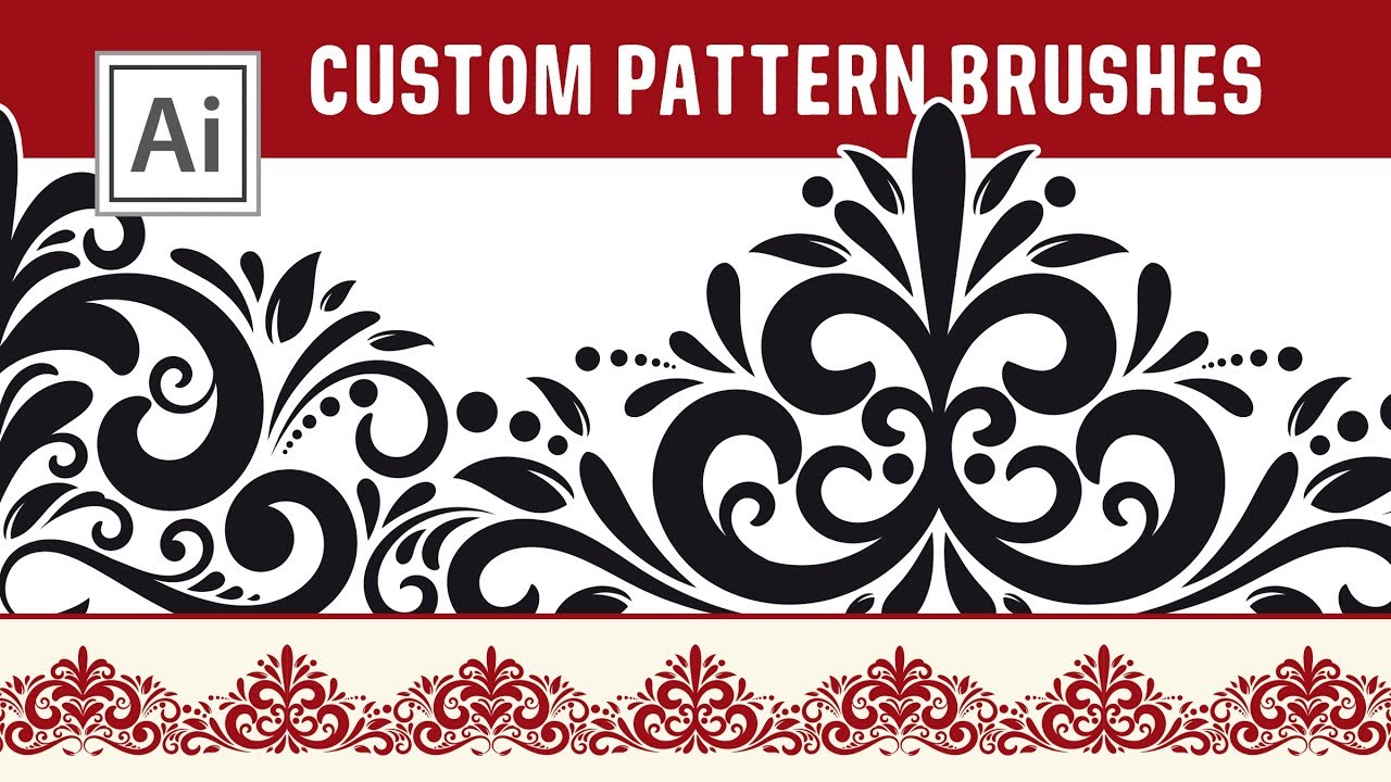 Custom Pattern Brushes - Design your own Brushes in Adobe Illustrator