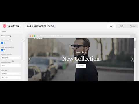EasyStore Tutorial: Design Your Own Website