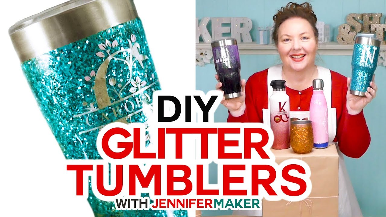 Glitter Tumbler Tutorial - Epoxy + Loctite Method - Full Process Start to Finish!