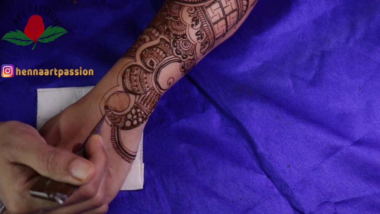 Learn to create your own Simple easy beautiful  bridal mehendi design | Henna design for full  hand