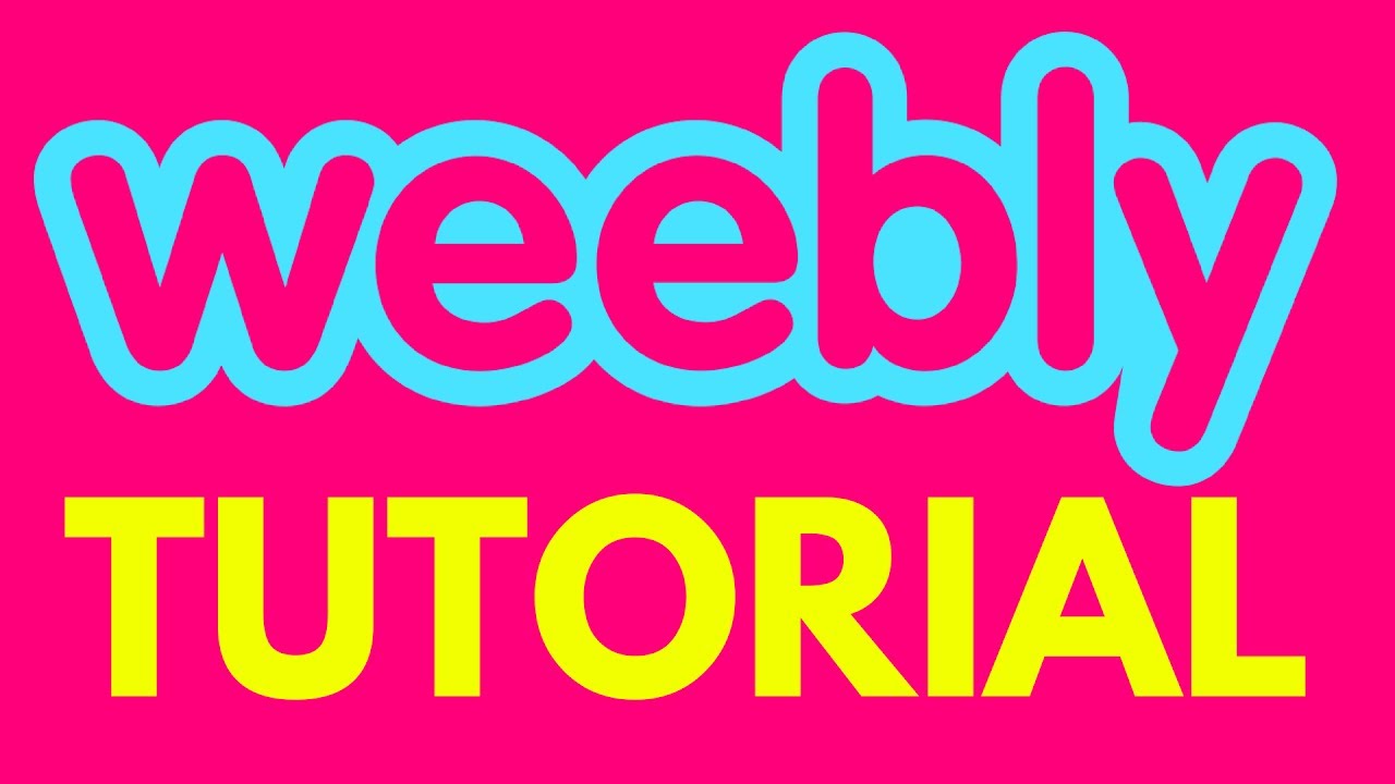 Weebly Tutorial - How to Build a Website with Weebly (2017)