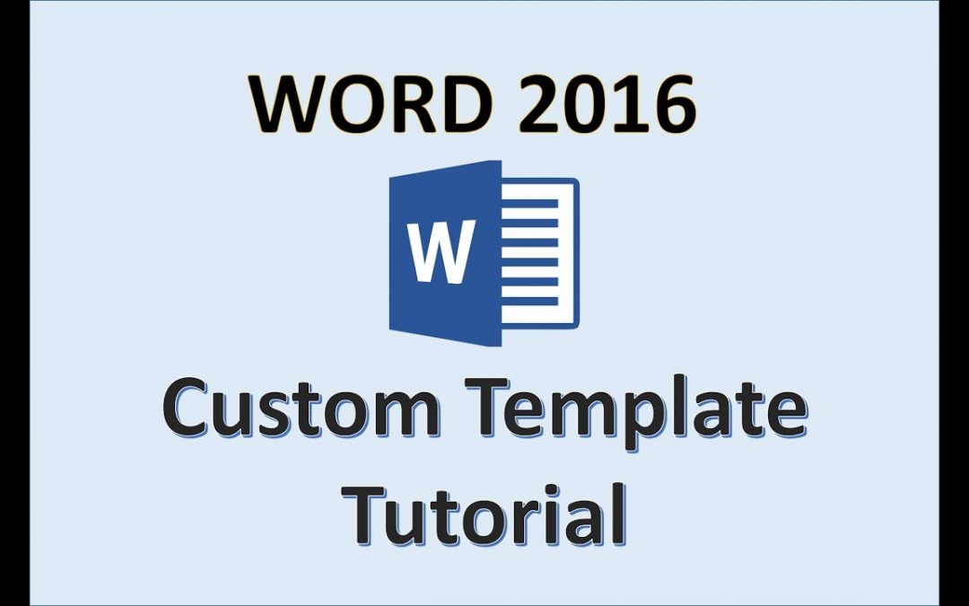 Do It Yourself Tutorials Word 2016 Creating Templates How To do-it-yourself-tutorials-word-2016-creating-templates-how-to