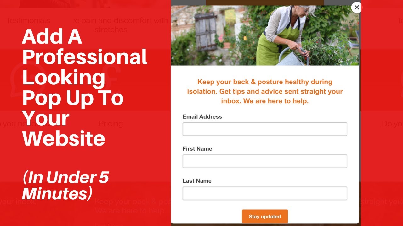 How To Add A Pop Up To Your Wordpress Website (In under 5 mins) 2020