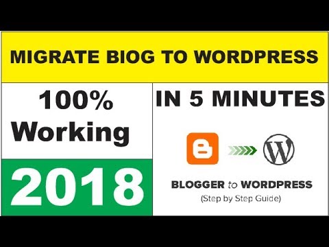 How to Migrate Blogger to WordPress in Urdu/Hindi Tutorial | 2017