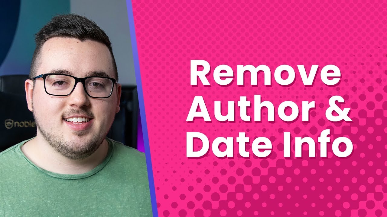 How to Remove Author and Date Info from Your WordPress Posts