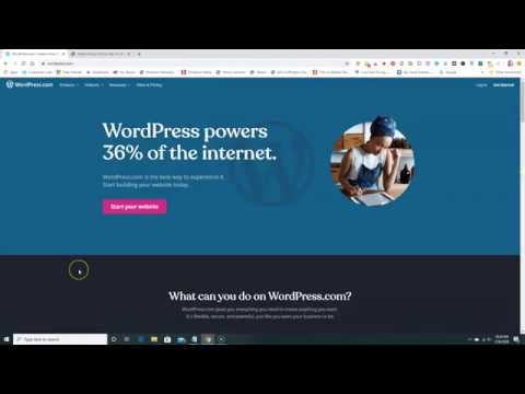 How to Set up a Website for Free on The WordPress Platform - (Blog  Video)