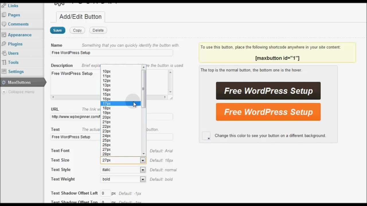 Max Buttons Pro | Premuim Wordpress Plugin | Free