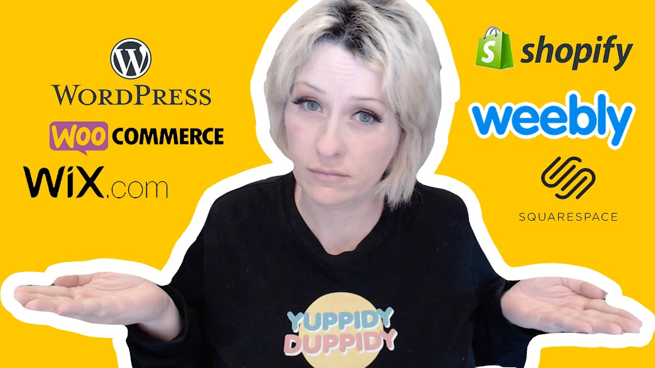 Shopify Vs Wordpress Vs Wix Vs Weebly Vs Squarespace 2020 - Shopify vs woocommerce, wix vs wordpress