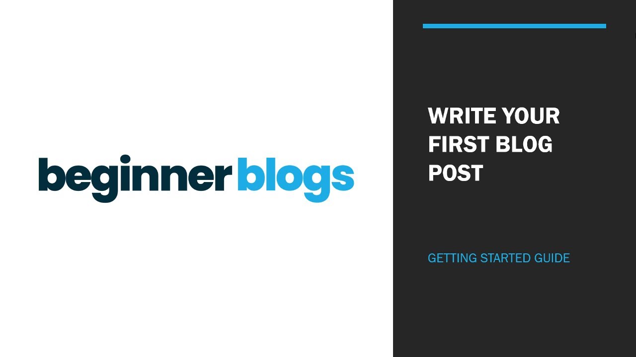 Video 11 - Write your first WordPress Blog Post