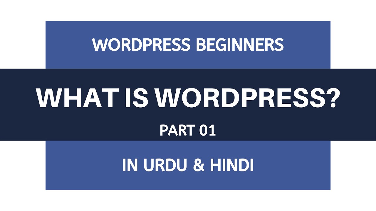 What is WordPress? Explained for Beginners | Urdu - Hindi
