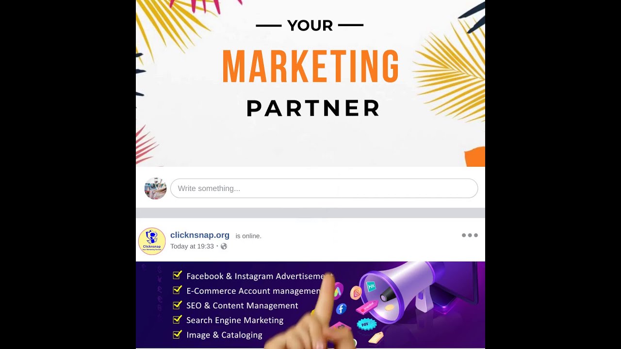Clicknsnap - Your Digital Marketing Partner for Growth ( Social Media Ecommerce, SEO SEM, Creative )