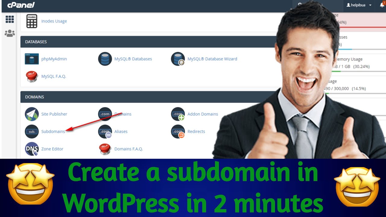 How To Create WordPress Subdomain 2 Minutes |  And Run Unlimited Website in (Bengali)