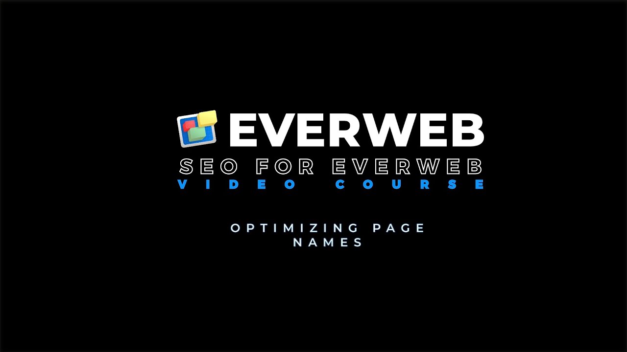 Optimize Your Page Names in EverWeb for Better SEO