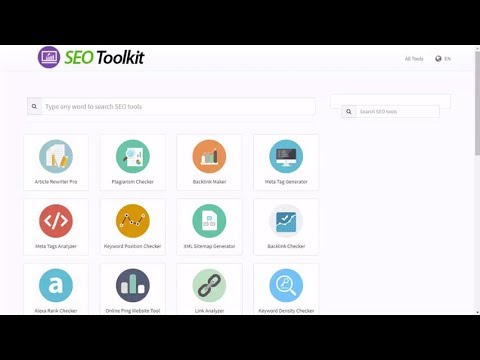 SEO Toolkit Review Demo - Search Engine Optimization Software