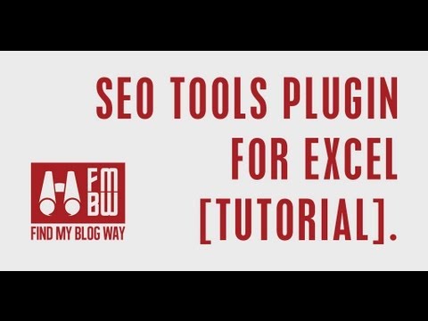 SEO Tools Plugin for Excel [Tutorial]