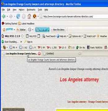 Search Engine Optimization - SEO - Los Angeles lawyers