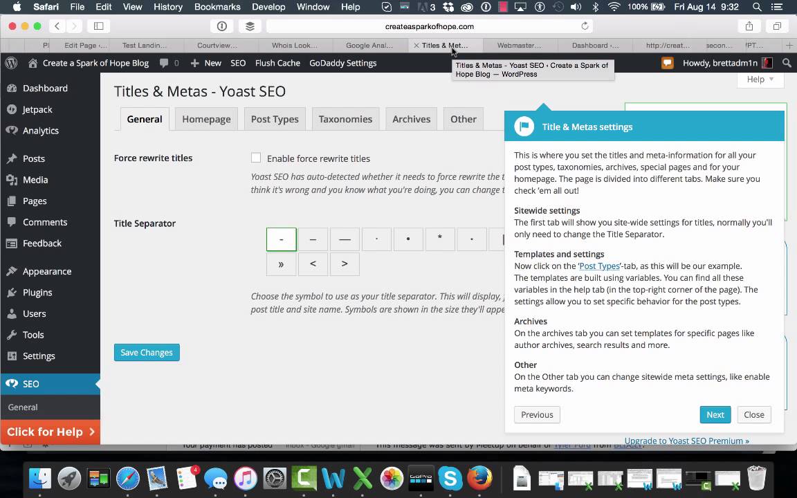 Setting Up Yoast SEO for WordPress on Godaddy Managed WordPress Hosting