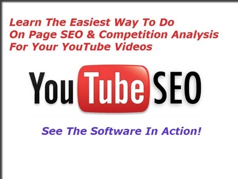 Tube Optimization Commando - On Page Video Optimization And Competition Analysis Made Simple!
