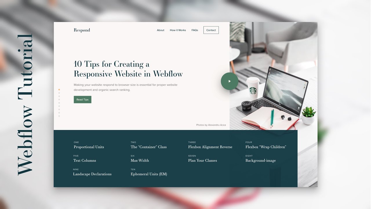 Webflow Tutorial: Ten Tips for Creating a Responsive Website