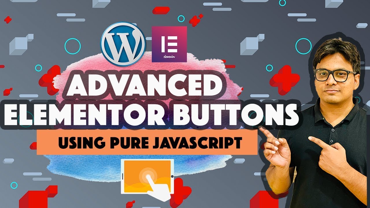 Advanced elementor buttons Using Javascript and CSS