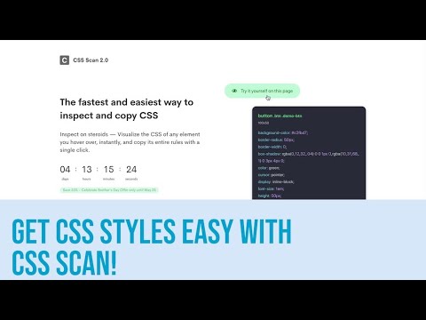 The Easiest Way to get CSS Styles from a Website!