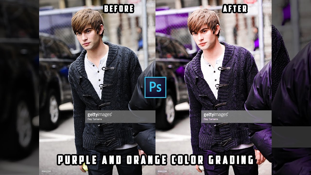 Orange and Purple Color Grading in Photoshop | Camera Raw Filter | Adobe Photoshop