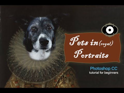 Pets in (royal) Portraits - Quick Photoshop Tutorial for Beginners
