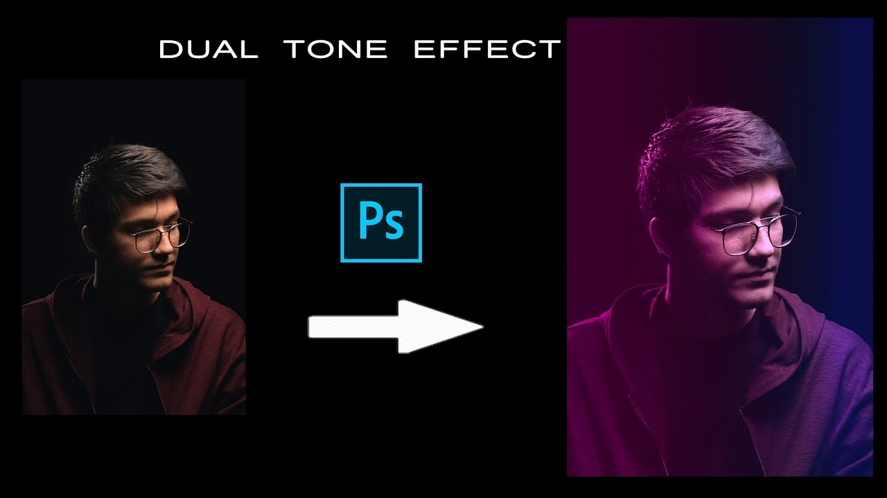 Dual tone effect in Photoshop cc - Photoshop tutorial