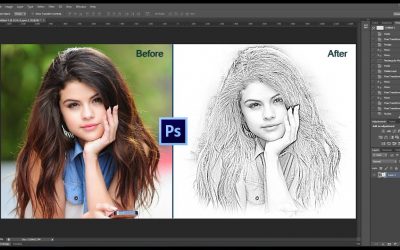 Photoshop Tutorial: Pencil Sketch on Photoshop, How to Transform Photos into Gorgeous Pencil Drawing