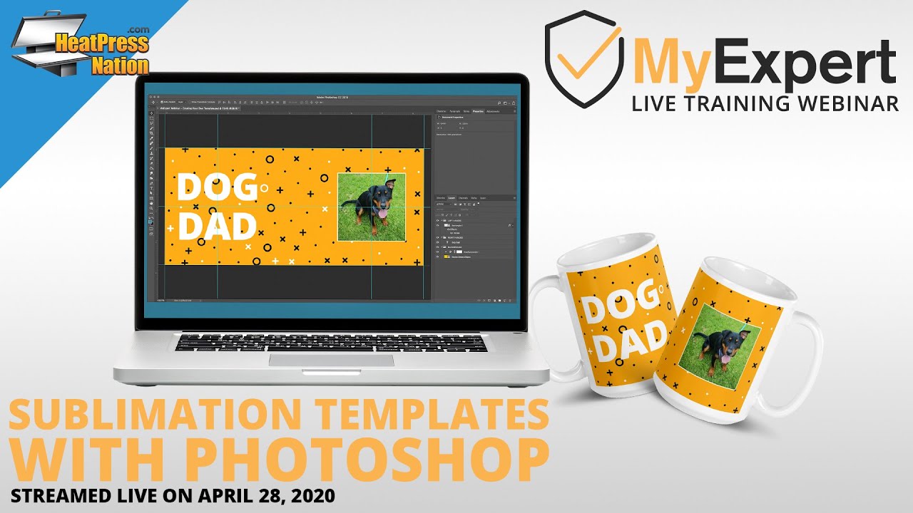 Create Sublimation Templates with Photoshop Tutorial