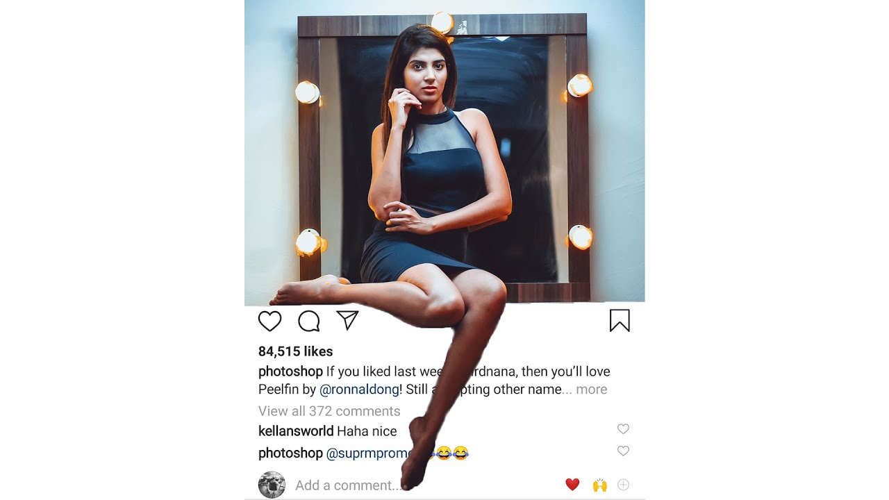 Learn How to Create 3D instagram Photo Frame Effect - Photoshop Tutorial