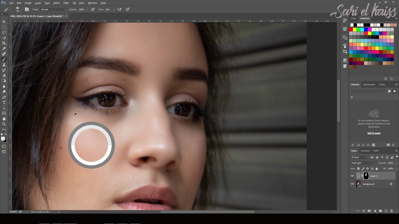 PHOTOSHOP Tutorial‼: How to Retouch Skin Flawlessly ✅ with  HIGH PASS ➕ edit COLORS