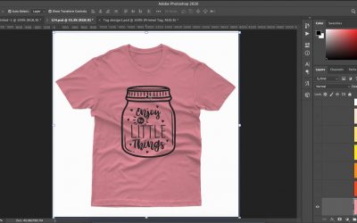 T-shirt Mockup Photoshop Tutorial – How to make a design on T-Shirt I Vector design I T-Shirt Design