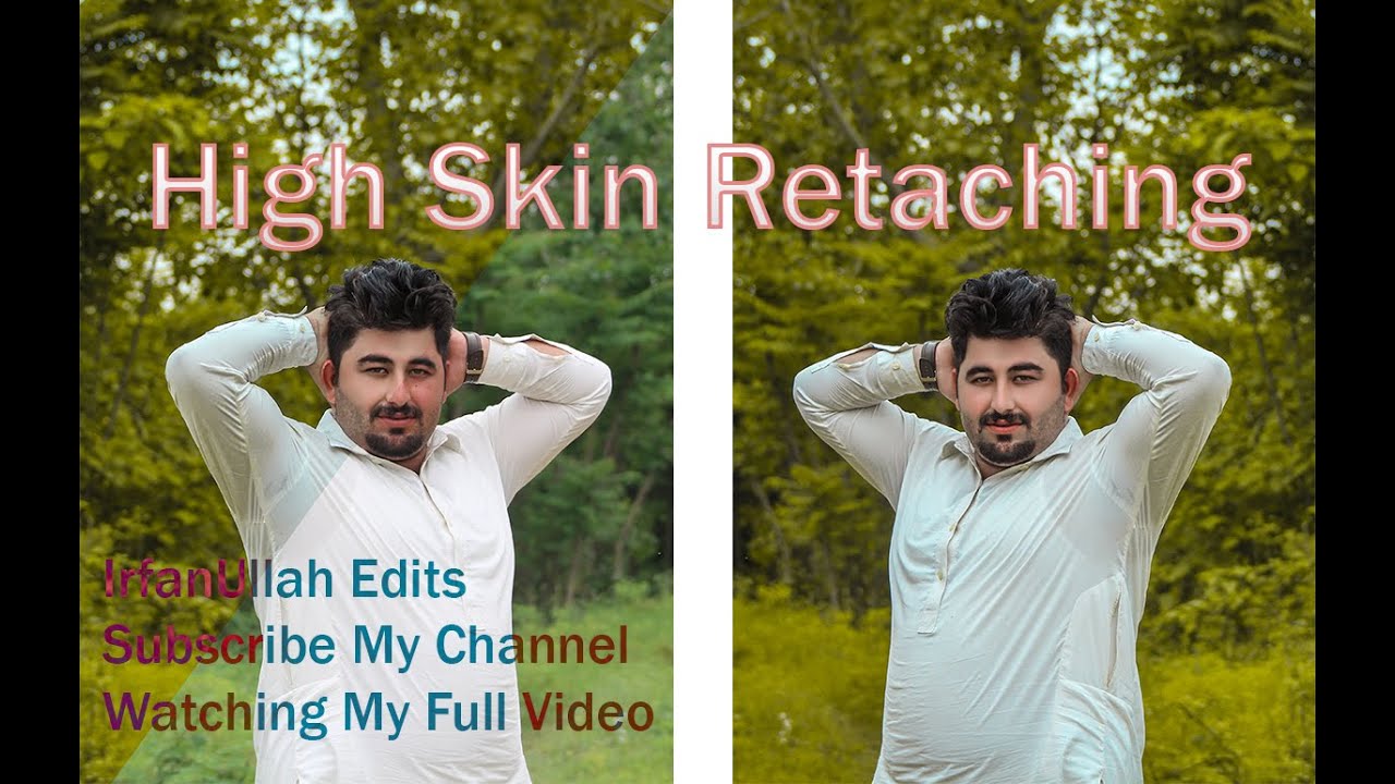 Outdoor High-End Professional Editing Tutorial in Adobe Photoshop in Urdu  Hindi