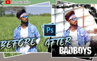 Bad Boys Concept Photo Editing in Adobe Photoshop cs3 | Photo Editing Tutorial | Ashwin Editz.